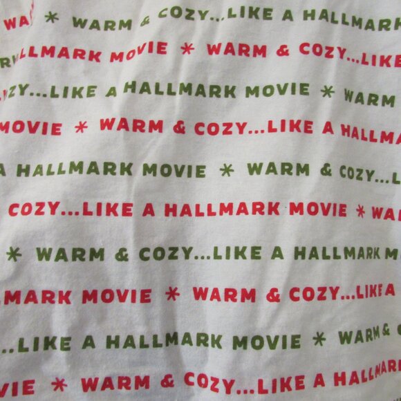 Hallmark Channel Warm & Cozy Like a Hallmark Movie Mens XL PJ Set New - Picture 6 of 8